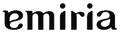 Black 'emiria' logo on a white background